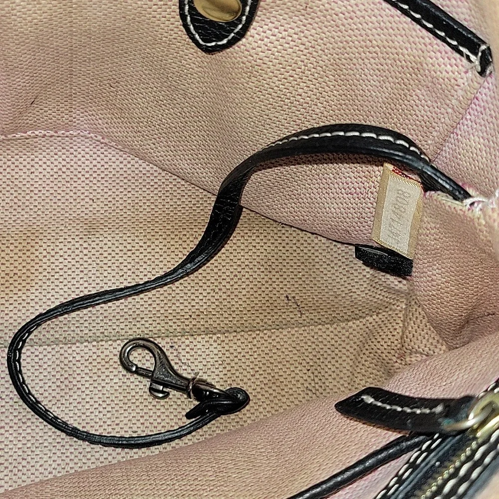 Dooney & Bourke Black Pebble Leather Shoulder Bag